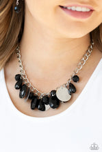 Load image into Gallery viewer, Paparazzi “Treasure Shore” - Black Necklace Earring Set