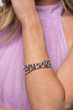 Load image into Gallery viewer, Paparazzi “Timeless Trifecta”Multi Hinged Bracelet - Paparazzi Accessories