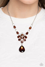 Load image into Gallery viewer, Paparazzi “TWINKLE of an Eye” Brown Necklace Earring Set - Paparazzi Accessories