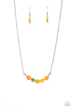 Load image into Gallery viewer, Paparazzi “BOUQUET We Go” Orange Necklace Earring Set - Paparazzi Accessories