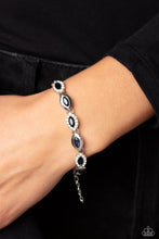 Load image into Gallery viewer, “Some Serious Sparkle” Blue Adjustable Clasp Bracelet - Paparazzi Accessories