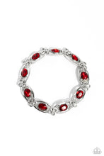 Load image into Gallery viewer, Paparazzi “Infinite Impression” Red Stretch Bracelet - Paparazzi Accessories