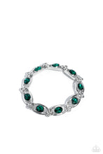 Load image into Gallery viewer, Paparazzi “Infinite Impression” Green Stretch Bracelet - Paparazzi Accessories