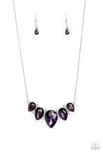 Load image into Gallery viewer, Paparazzi “Regally Refined” Purple Necklace Earring Set - Paparazzi Accessories