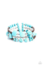 Load image into Gallery viewer, Paparazzi “Operation Outdoors” Blue Cuff Bracelet - Paparazzi Accessories