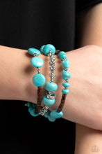 Load image into Gallery viewer, Paparazzi “Operation Outdoors” Blue Cuff Bracelet - Paparazzi Accessories