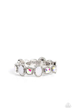 Load image into Gallery viewer, Paparazzi “Fashion Fairy Tale” White Stretch Bracelet - Paparazzi Accessories
