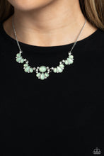 Load image into Gallery viewer, Paparazzi “Dancing Dimension” Green Necklace Earring Set - Paparazzi Accessories