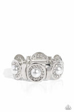 Load image into Gallery viewer, Paparazzi “Summer Serenade” White Stretch Bracelet - Paparazzi Accessories