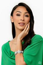 Load image into Gallery viewer, Paparazzi “Summer Serenade” White Stretch Bracelet - Paparazzi Accessories