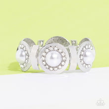 Load image into Gallery viewer, Paparazzi “Summer Serenade” White Stretch Bracelet - Paparazzi Accessories