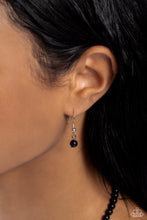 Load image into Gallery viewer, Paparazzi “Pampered Pearls” Black Necklace Earring Set - Paparazzi Accessories