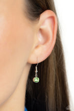 Load image into Gallery viewer, Paparazzi “Online Dating” Green Necklace Earring Set - Paparazzi Accessories