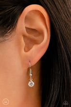 Load image into Gallery viewer, Paparazzi “Classy Couture” White Choker Necklace Earring Set - Paparazzi Accessories