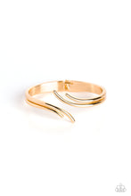 Load image into Gallery viewer, Paparazzi “Elven Elegance” Gold Hinge Bracelet

