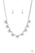 Load image into Gallery viewer, Paparazzi “Grandiose Grace” Blue Necklace Earring Set - Paparazzi Accessories