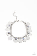 Load image into Gallery viewer, Paparazzi “Dreamy Discs” Blue Bracelet Adjustable Clasp
