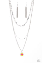 Load image into Gallery viewer, Paparazzi “Burning Love” Yellow Necklace Earring Set - Paparazzi Accessories
