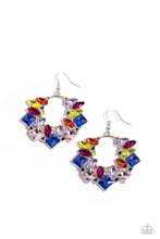 Load image into Gallery viewer, Paparazzi “Wreathed in Watercolors” Multi Dangle Earrings - Paparazzi Accessories