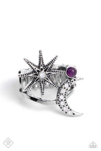 Load image into Gallery viewer, Paparazzi “Stellar Seeker” Purple Stretch Ring - Paparazzi Accessories