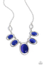 Load image into Gallery viewer, Paparazzi “A BEAM Come True” Blue Necklace Earring Set
