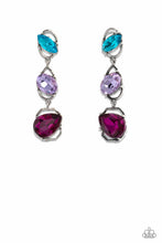 Load image into Gallery viewer, Paparazzi “Vintage” “Dimensional Dance” Multi Post Earrings - Paparazzi Accessories