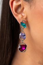 Load image into Gallery viewer, Paparazzi “Vintage” “Dimensional Dance” Multi Post Earrings - Paparazzi Accessories