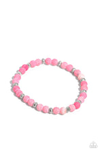 Load image into Gallery viewer, Paparazzi “Ethereally Earthy” Pink Stretch Bracelet
