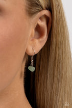 Load image into Gallery viewer, Paparazzi “Chiseled Caliber” Green Necklace Earring Set - Paparazzi Accessories