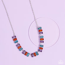 Load image into Gallery viewer, Paparazzi “Elite Emeralds” Orange Necklace Earring Set