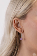 Load image into Gallery viewer, “Floral Fervor” Purple Necklace Earring Set - Paparazzi Accessories