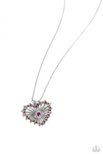 Load image into Gallery viewer, “Flirting Ferris Wheel” Pink Necklace Earring Set - Paparazzi Accessories