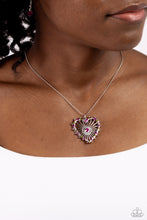 Load image into Gallery viewer, “Flirting Ferris Wheel” Pink Necklace Earring Set - Paparazzi Accessories