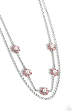 Load image into Gallery viewer, Paparazzi “A SQUARE Beauty” Pink Necklace Earring Set - Paparazzi Accessories