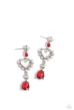 Load image into Gallery viewer, “Lovers Lure” Red Post Earrings - Paparazzi Accessories