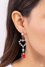 Load image into Gallery viewer, “Lovers Lure” Red Post Earrings - Paparazzi Accessories