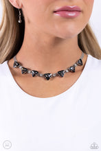 Load image into Gallery viewer, Paparazzi “Strands of Sass” Silver Necklace Earring Set
