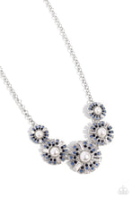 Load image into Gallery viewer, Paparazzi “Gatsby Gallery” Blue Necklace Earring Set - Paparazzi Accessories