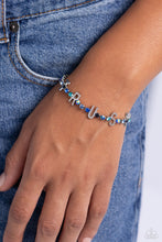 Load image into Gallery viewer, “I Will Trust In You” Blue Adjustable Bracelet - Paparazzi Accessories
