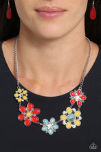 Load image into Gallery viewer, “Dragonfly Decadence” Red Necklace Earring Set - Paparazzi Accessories