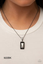 Load image into Gallery viewer, “Cosmic Curator” Black Necklace Earring Set - Paparazzi Accessories