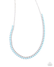 Load image into Gallery viewer, Paparazzi “Colored Cadence” Blue Necklace Earring Set - Paparazzi Accessories