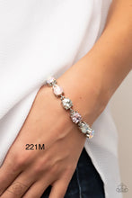 Load image into Gallery viewer, Paparazzi Black Diamond Exclusive “Celestial  Couture” Pink Adjustabl Clasp Bracelet - Paparazzi Accessories