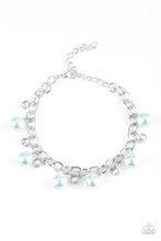 Load image into Gallery viewer, Paparazzi “Vintage Vault” “Country Club Chic” Blue Adjustable Clasp Bracelet
