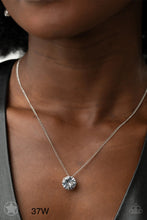 Load image into Gallery viewer, Paparazzi “What A Gem” White Necklace Earring Set