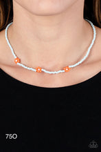 Load image into Gallery viewer, Paparazzi “Bewitching Beading” Orange Necklace Earring Set - Paparazzi Accessories