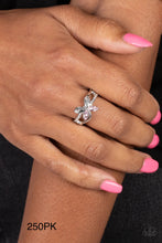 Load image into Gallery viewer, Paparazzi “Fetching Flutter” Pink Stretch Ring
