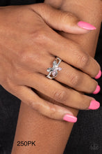 Load image into Gallery viewer, Paparazzi “Fetching Flutter” Pink Stretch Ring