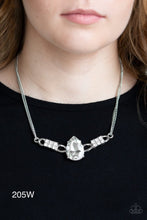 Load image into Gallery viewer, Paparazzi “Way To Make An Entrance”White Necklace