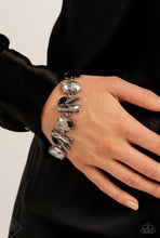 Load image into Gallery viewer, Paparazzi “Marvelously Modish” Silver Adjustable Clasp Bracelet - Paparazzi Accessories